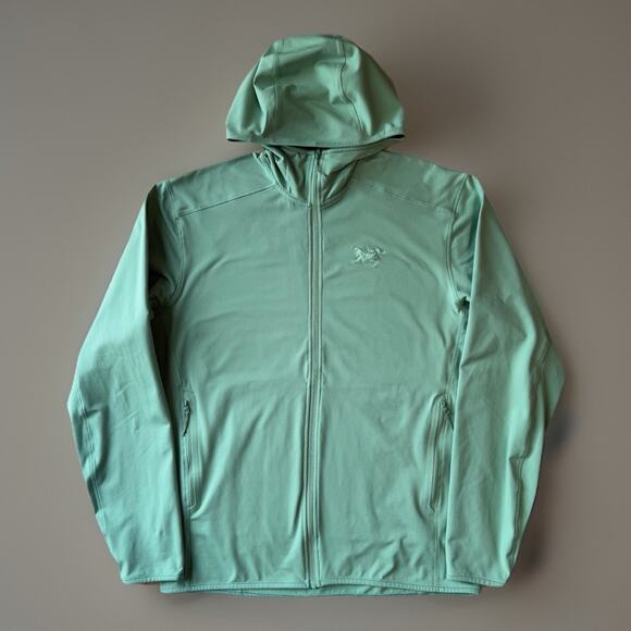 Arc'teryx Kyanite LT Hoody Large Green Full Zip Jacket Outerwear Colorado - Picture 1 of 9